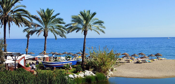 Strandpromenade in Marbella, bunte Märkte und High-Life in Puerto Banus